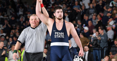 Seth Nevills gets dual debut win at 285 for Penn State - Tri-Titans