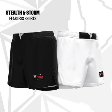 Stealth & Storm Classic Fearless Shorts Tri-Titans custom wrestling gear