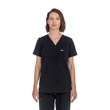 Iris Women's Classic Scrub Top - Antimicrobial Tri-Titans custom wrestling gear