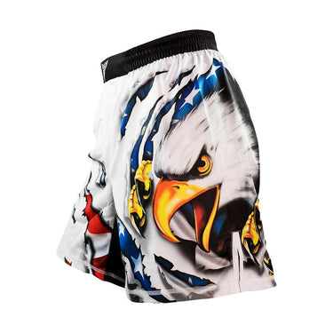 American Eagle Fight Shorts Tri-Titans custom wrestling gear