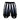 Creed Fight Shorts - Tri-Titans