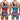 Merica - Full color Reversible Singlet - Tri-Titans