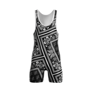 Black Humble Singlet Tri-Titans custom wrestling gear