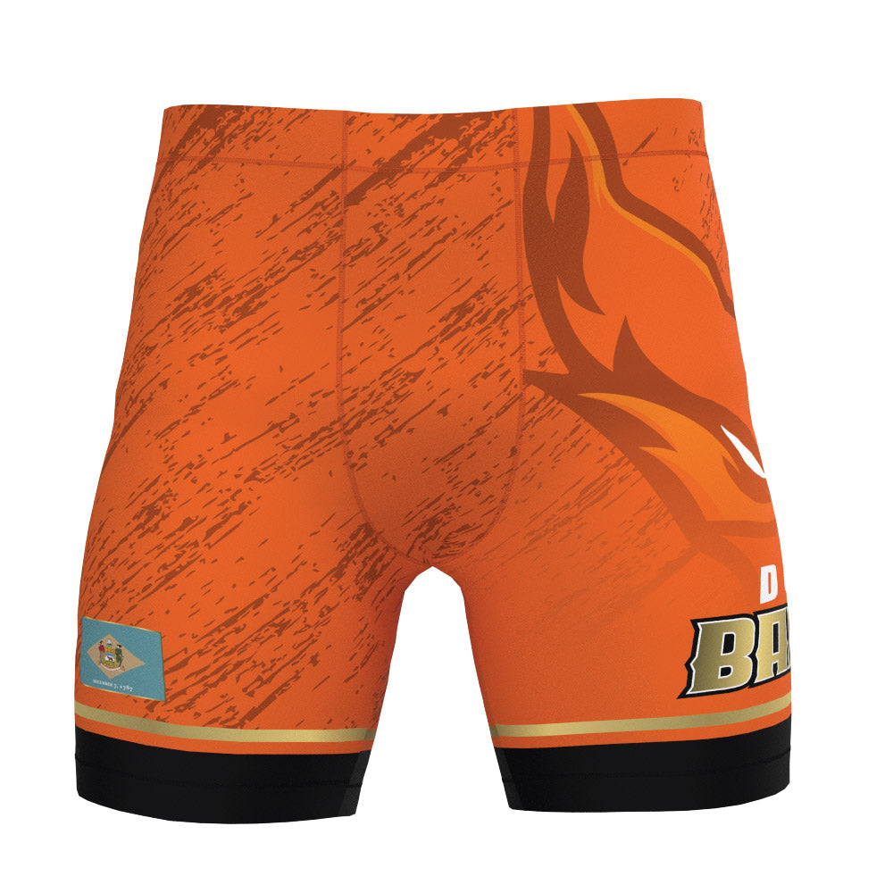 Dover Bandit Wrestling Club- Compression Shorts - Boys - Orange/Gold V ...