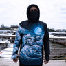 Tri-Titans - Midnight Voyage - Fishing Swim Rash Guard, Long Sleeve Hoodie, Fishing Shirt with Hood Tri-Titans custom wrestling gear