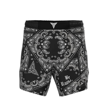 Ruthless - Fearless Fight Shorts with Compression Inseam Tri-Titans custom wrestling gear