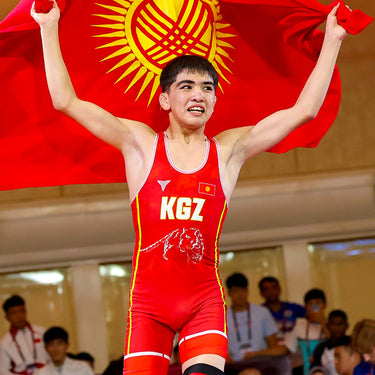 Kyrgyzstan National Male Singlets | UWW National Singlet (2 pack)
