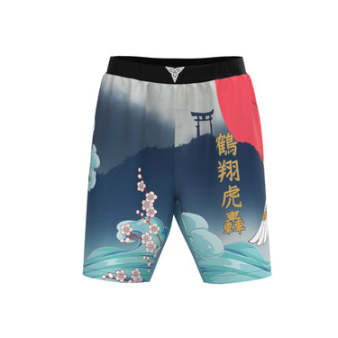 Soar & Roar Fight Shorts Tri-Titans custom wrestling gear