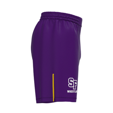 San Francisco State - Boys and Men's Sublimated Fight Shorts - Purple 2026 Official Team Gear