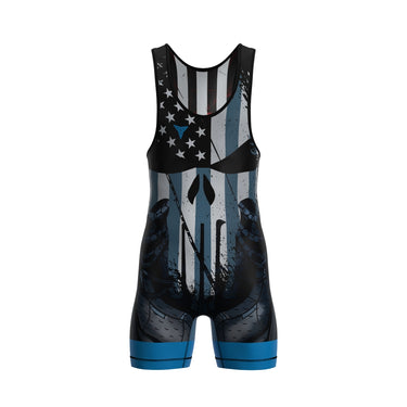 Destroyer Reversible Singlet - Boys and Men Tri-Titans custom wrestling gear