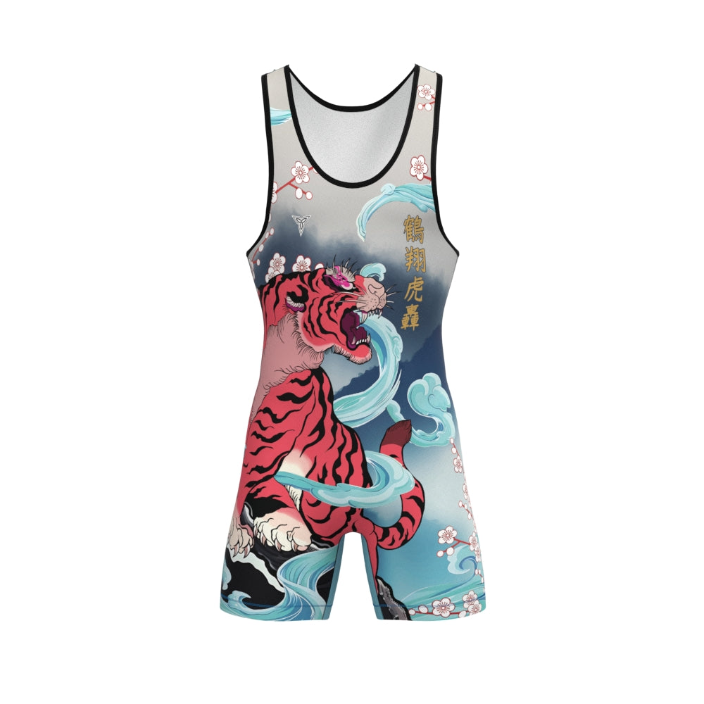 ROAR Men's Wrestling Singlet – Lion Design For Gym, Powerlifting & Bodybuilding 6 thumbnail image