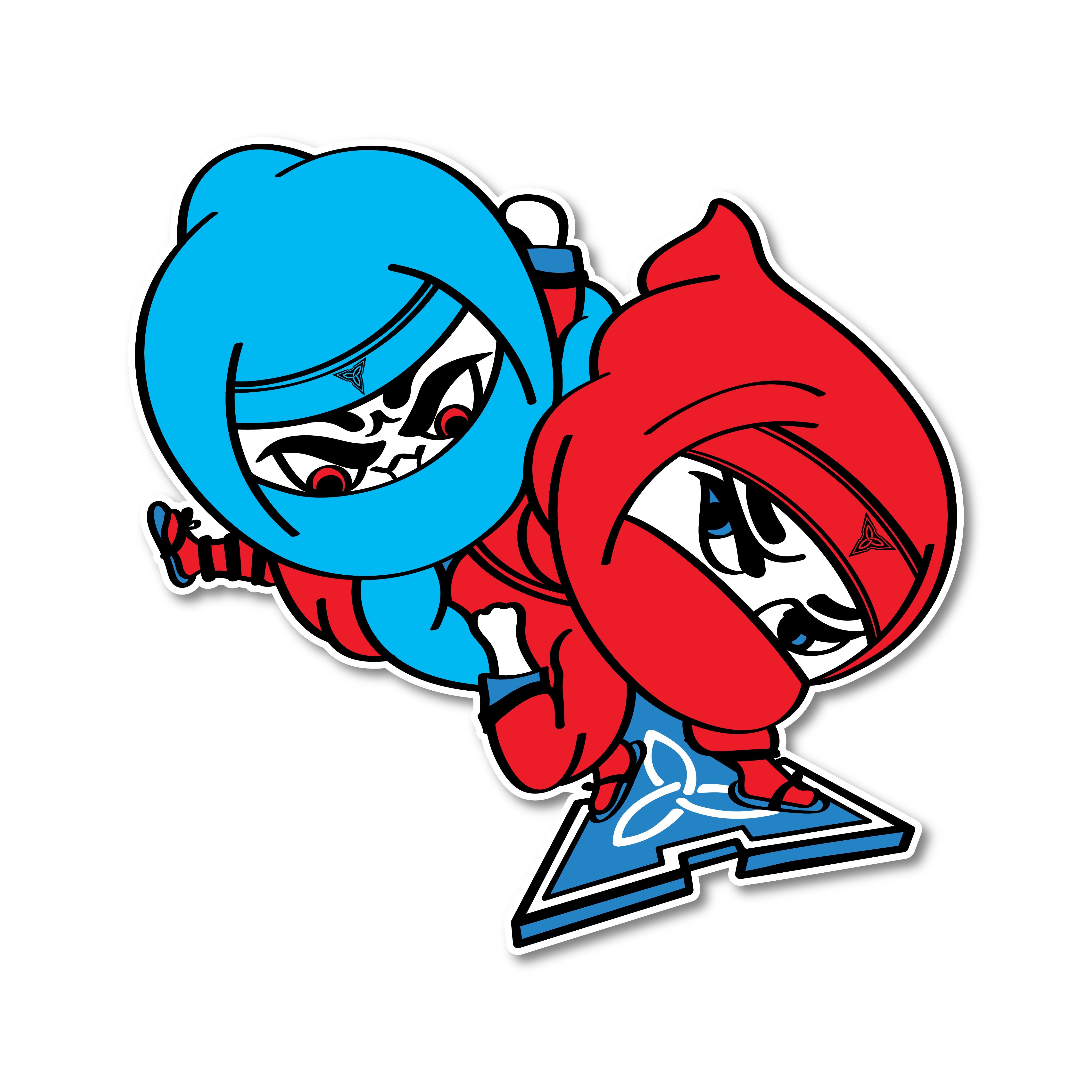 Groovy Sticker Ninja NINJA CLAN STICKER SET (10 RANDOM STICKERS) – Tri-Titans