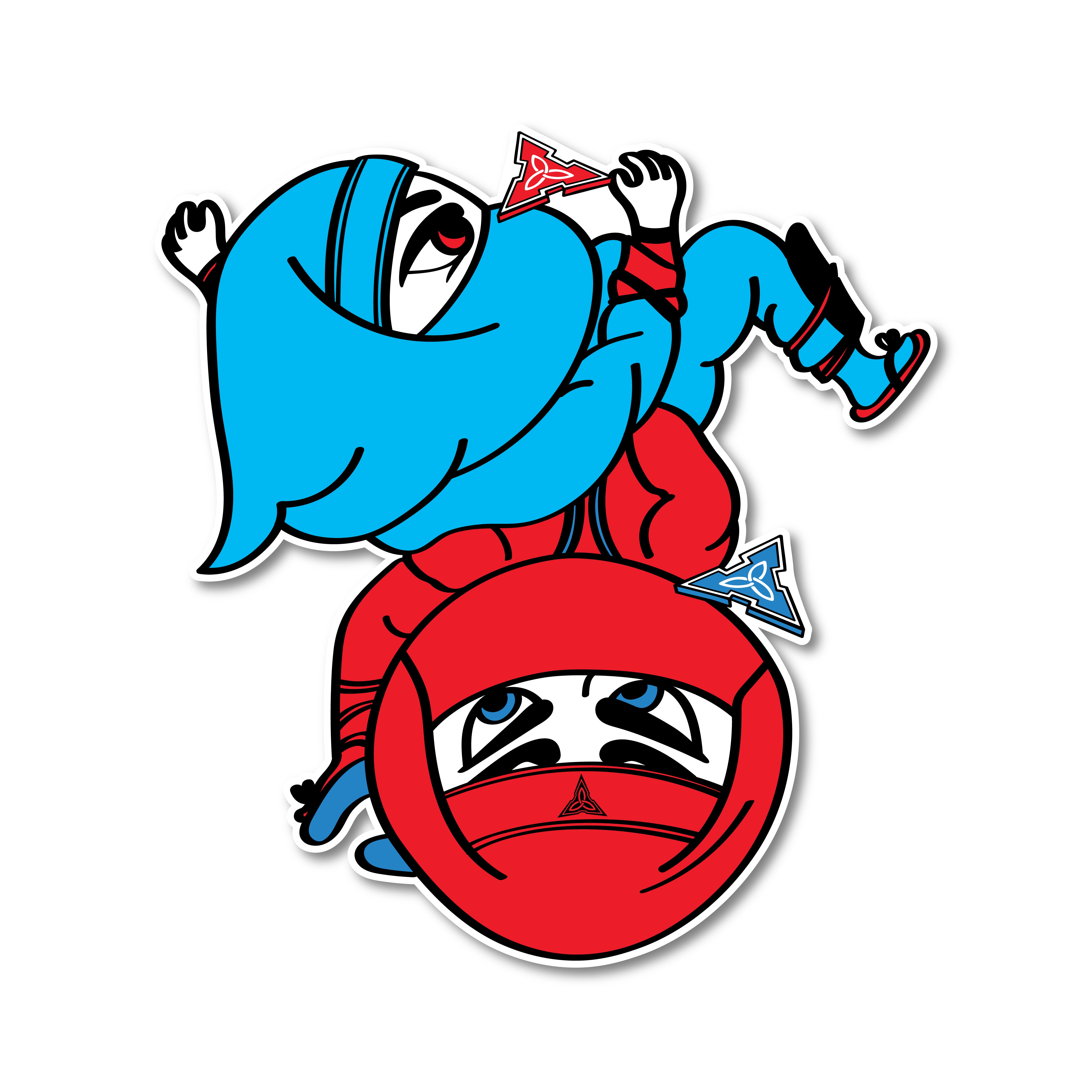 Groovy Sticker Ninja NINJA CLAN STICKER SET (10 RANDOM STICKERS) – Tri-Titans