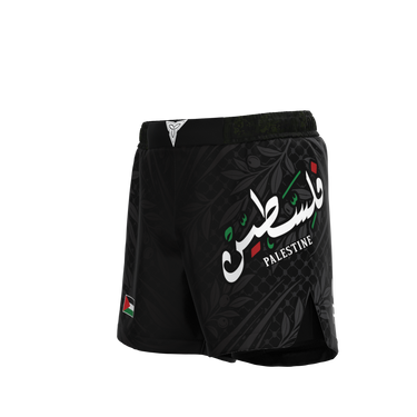 Quality Team Store worldwide by Tri-Titans, Wrestling Short - Palestine National Gear Tri-Titans custom wrestling gear