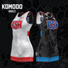 Komodo Reversible Singlet | Funk Fighter™ Antimicrobial Technology - Girls and Women Tri-Titans custom wrestling gear