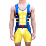 Adamantium X Singlet (FF) Ver 1 Tri-Titans custom wrestling gear