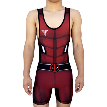 Funny Guy Wrestling Singlet (Deadpool) ver 1 Tri-Titans custom wrestling gear