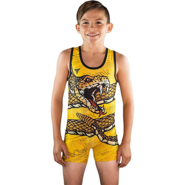 Don't Tread On Me Singlet Tri-Titans custom wrestling gear