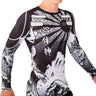 Rising Sun Compression Shirt (Rashguard) | Funk Fighter Antimicrobial Technology Tri-Titans Athletic Apparel custom wrestling gear