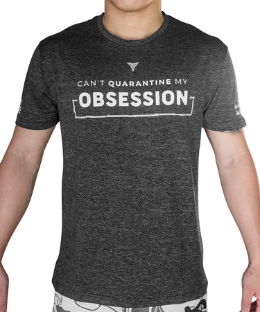 Can't Quarantine My Obsession Workout Shirts Tri-Titans Athletic Apparel custom wrestling gear