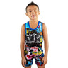 Graffiti Singlet Tri-Titans custom wrestling gear