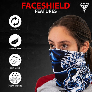 Tri-Titans Reversible Neck Gaiter Tri-Titans Athletic Apparel custom wrestling gear